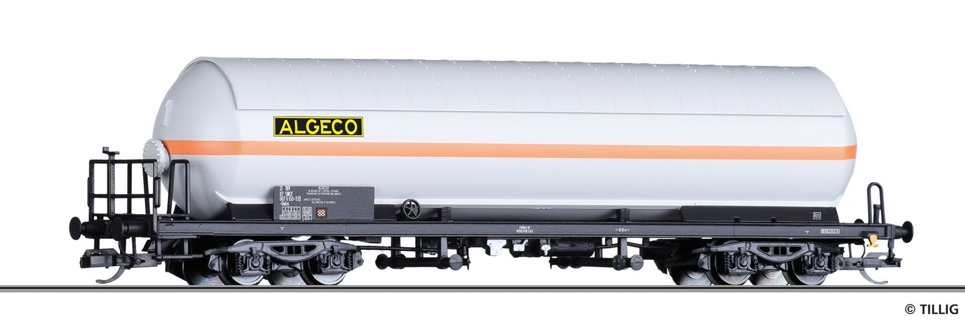 Tillig 15045 - Gaskesselwagen SNCF Ep.IV Uahs TT 1:120