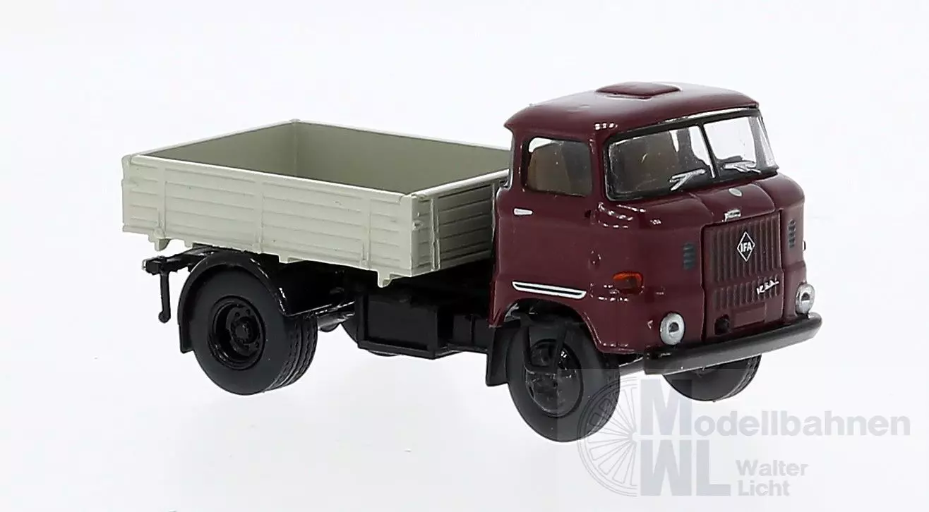 Brekina 71256 - IFA W50 Zugmaschine rot/grau H0 1:87