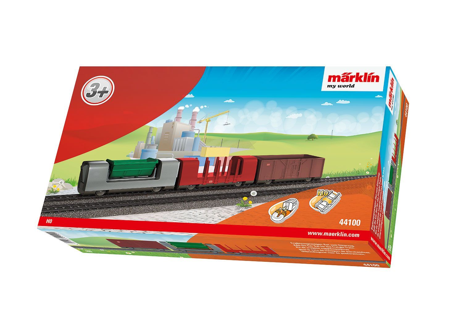 Märklin 44100 - Märklin my world - Ergänzungswagen-Set zum Güterzug H0