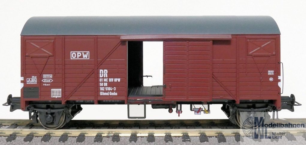 Exact Train 23645 - Güterwagen gedeckt DR Ep.IV Gmhs H0/GL