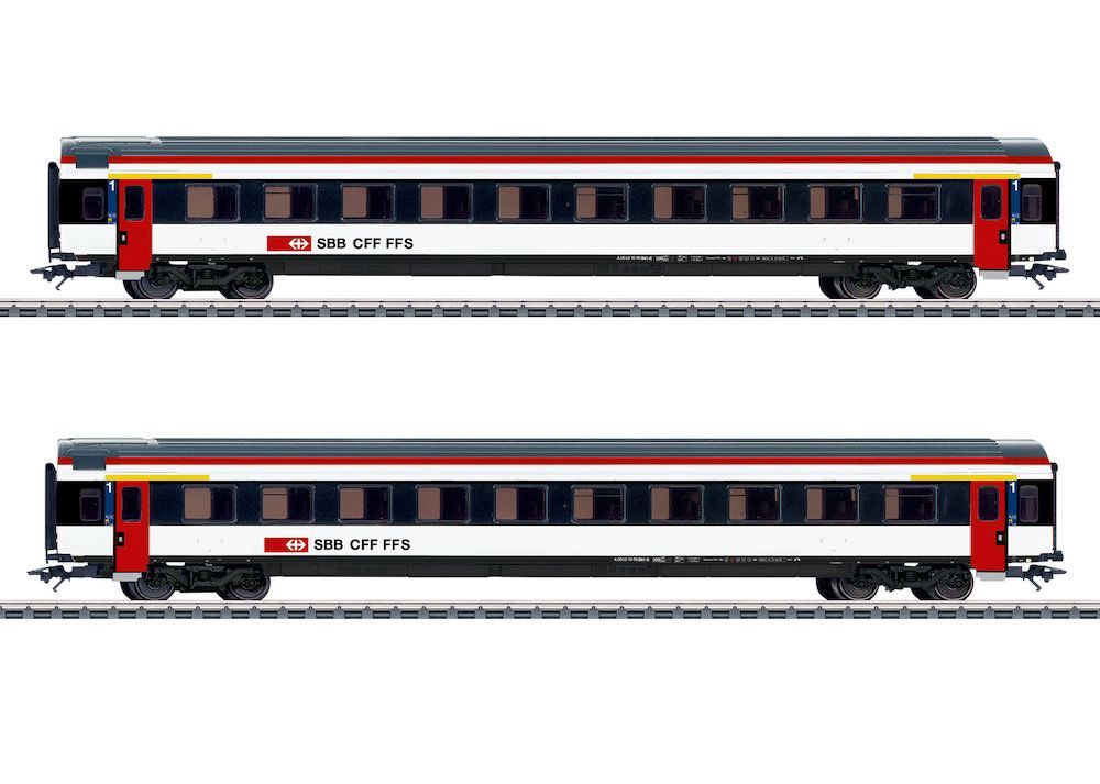 Märklin 42154 - Personenwagen Set SBB Ep.VI 2.tlg. H0/WS