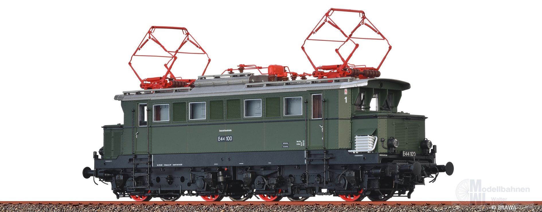 Brawa 63118 - E-Lok E44 100 DB Ep.III N 1:160