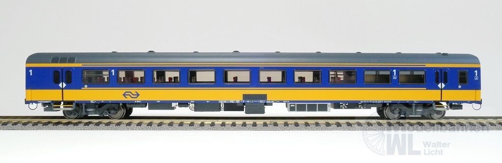 Exact Train 11013 - Personenwagen NS Ep.VI ICRm Apmz10 gelb/blau H0/GL