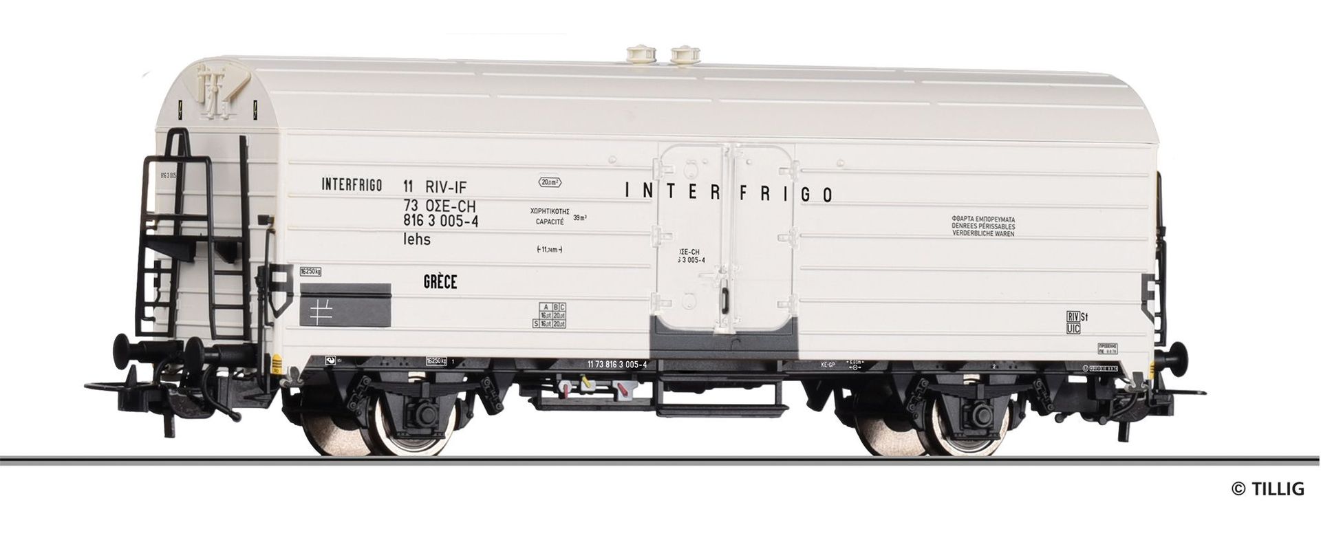 Tillig 77039 - Kühlwagen OSE Ep.IV Iehs Interfrigo H0/GL