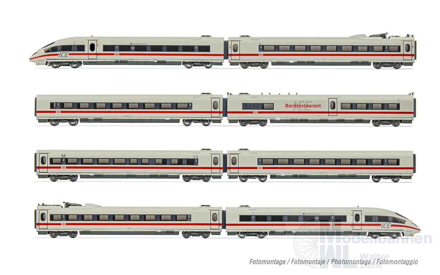 Arnold 2612 - Triebzug ICE 3 DB Ep.VI 8.tlg. N 1:160