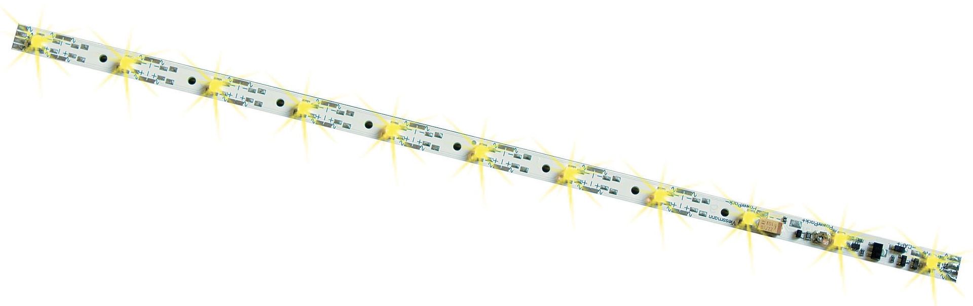 Viessmann 5049 - Waggon Innenbeleuchtung 11 LED´s gelb H0 1:87