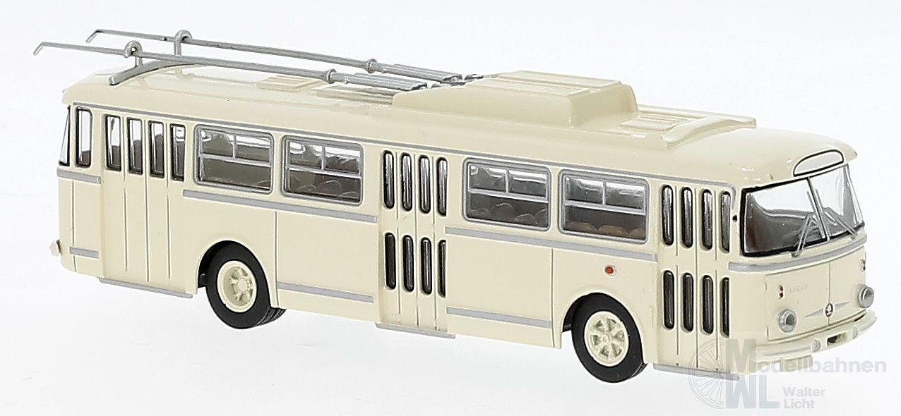 Brekina 61350 - Skoda Tr9 Obus hellelfenbein H0 1:87