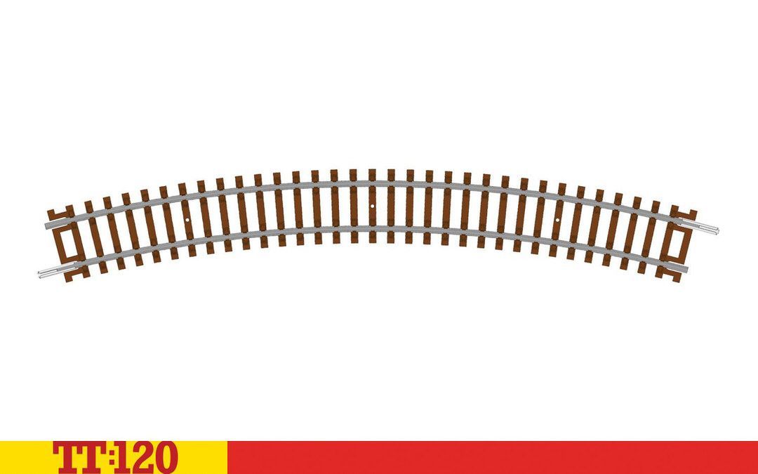 HORNBY TT TT8005 - Gleis gebogen Radius 3 /  Curve - 3rd Radius TT 1:120