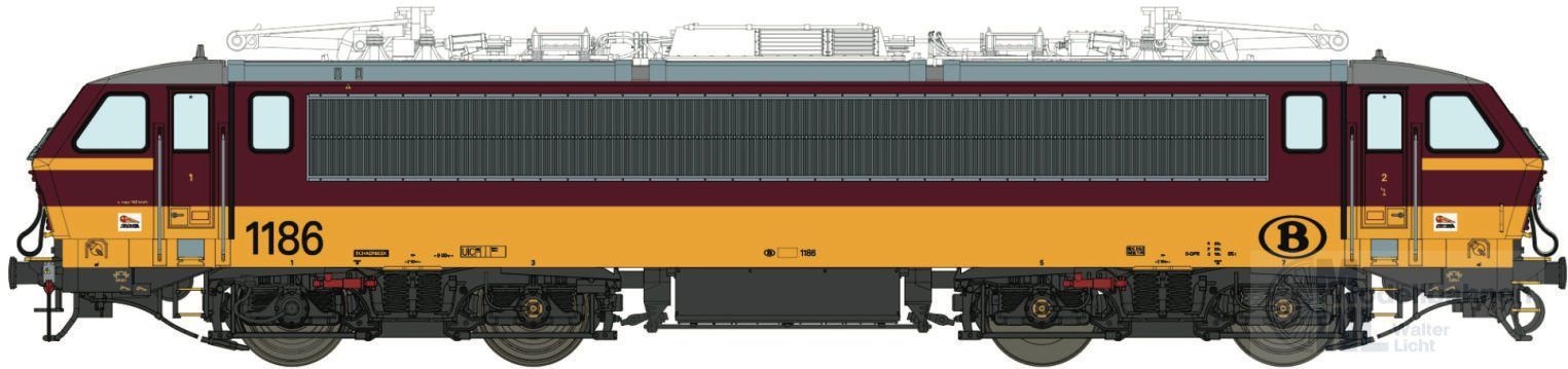 LS Models 12098DCS - E-Lok HLE 11 SNCB Ep.VI Benelux H0/GL Sound