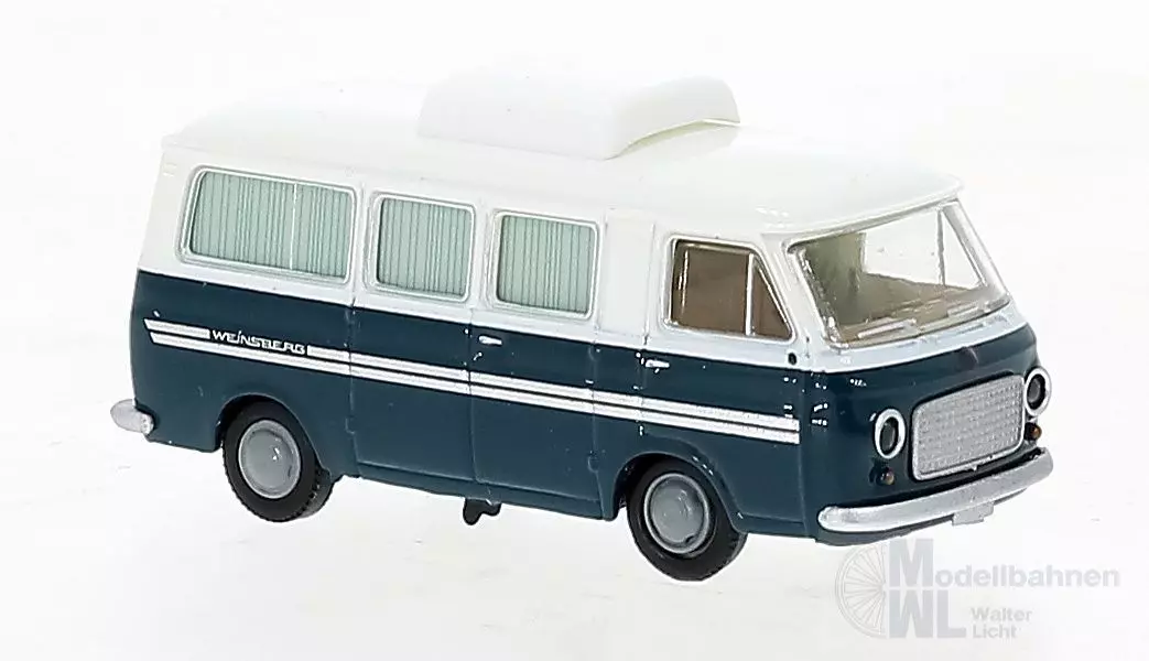 Brekina 34417 - Fiat 238 Camper blau/weiß H0 1:87