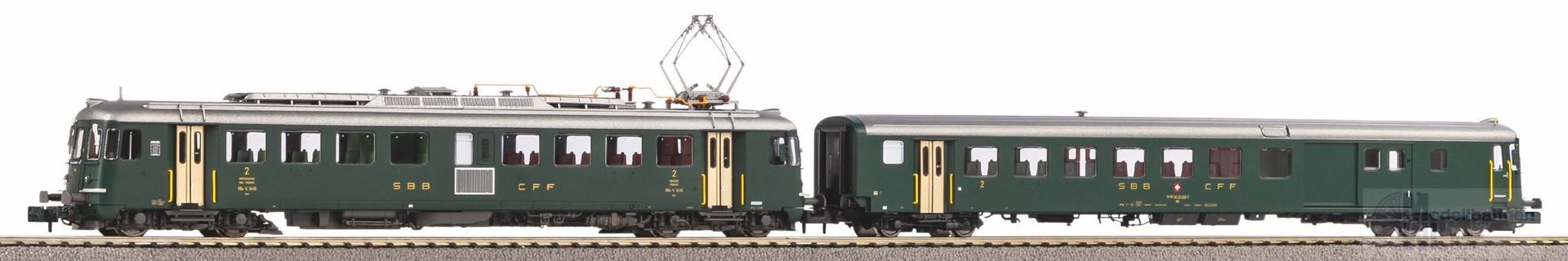 Piko 94166 - Triebwagen RBe 4/4 SBB Ep.IV mit Steuerwagen N 1:160