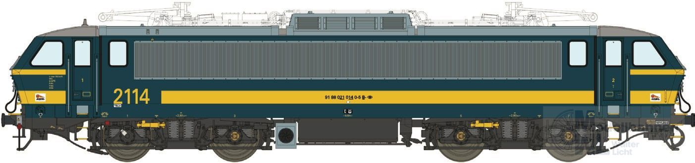 LS Models 12074DCS - E-Lok HLE 21 SNCB Ep.VI H0/GL Sound