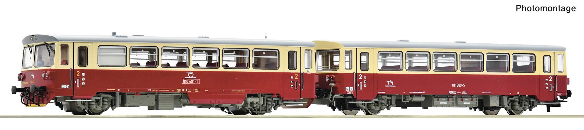 Roco 7700023 - Dieseltriebwagen Rh 810 ZSSK Ep.V/VI H0/GL