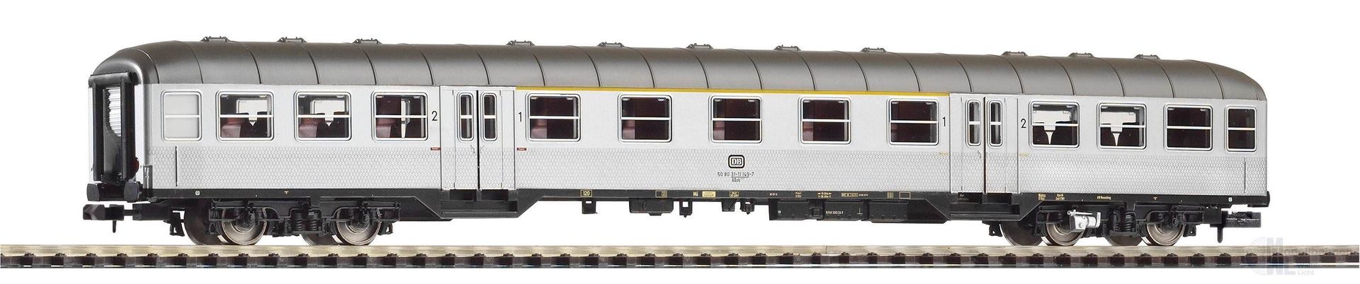 Piko 40648 - Personenwagen DB Ep.IV 1/2.Kl. Silberling N 1:160