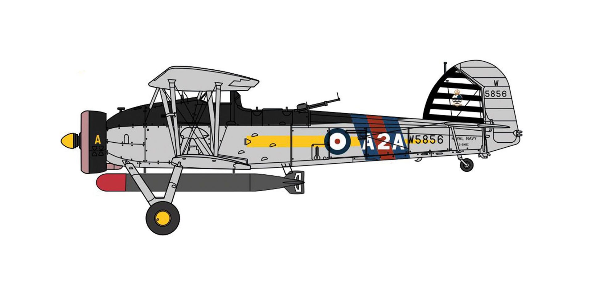 Herpa 81AC111 - Fairey Swordfish FAA/RN Historic Flight RNAS Yeovilton 1:72