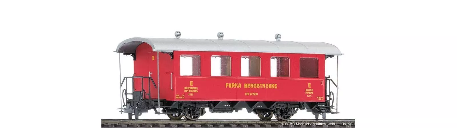 Bemo 3239286 - Personenwagen DFB Ep.V Dampfbahnwagen B 2206 DFB H0m