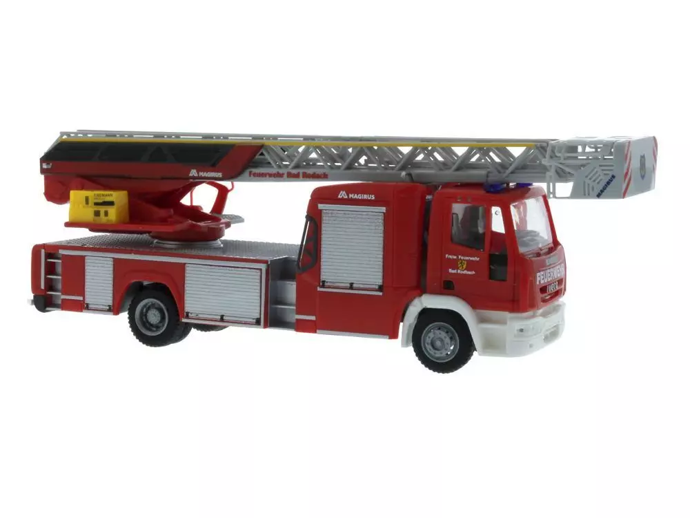 Rietze 72607 - Magirus DLK M32 L-AS Feuerwehr Bad Rodach H0 1:87