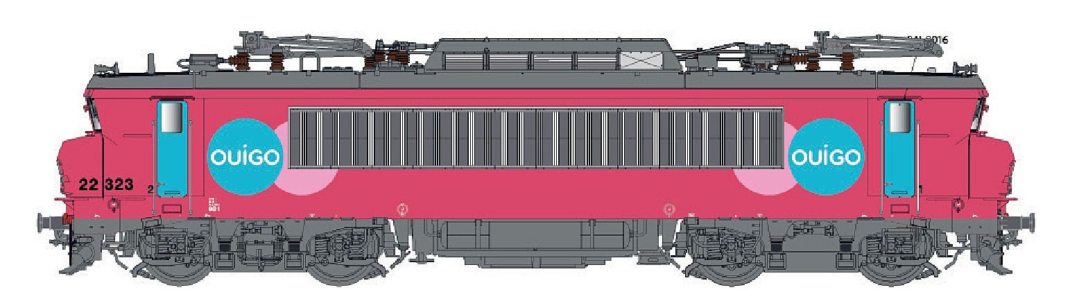 LS Models 11603 - E-Lok BB 22323 SNCF Ep.VI OUIGO H0/WS