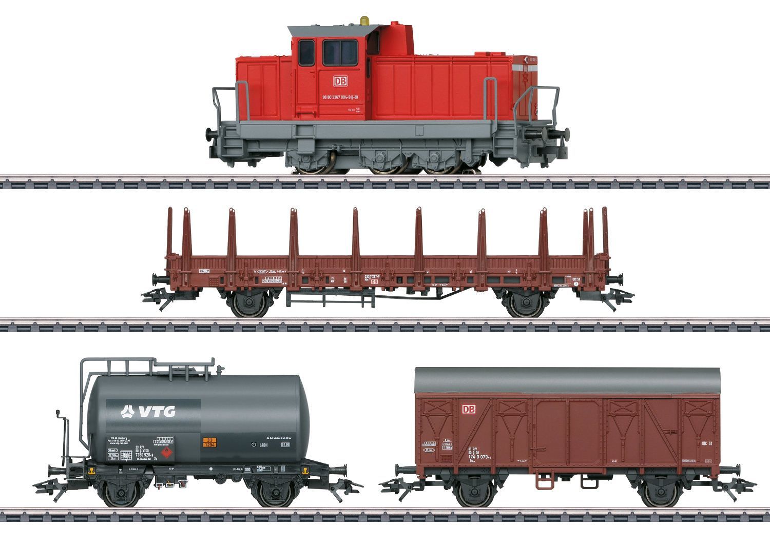 Märklin 29469 - Startpackung DHG 700+3 Wagen DB AG Ep.VI H0/WS