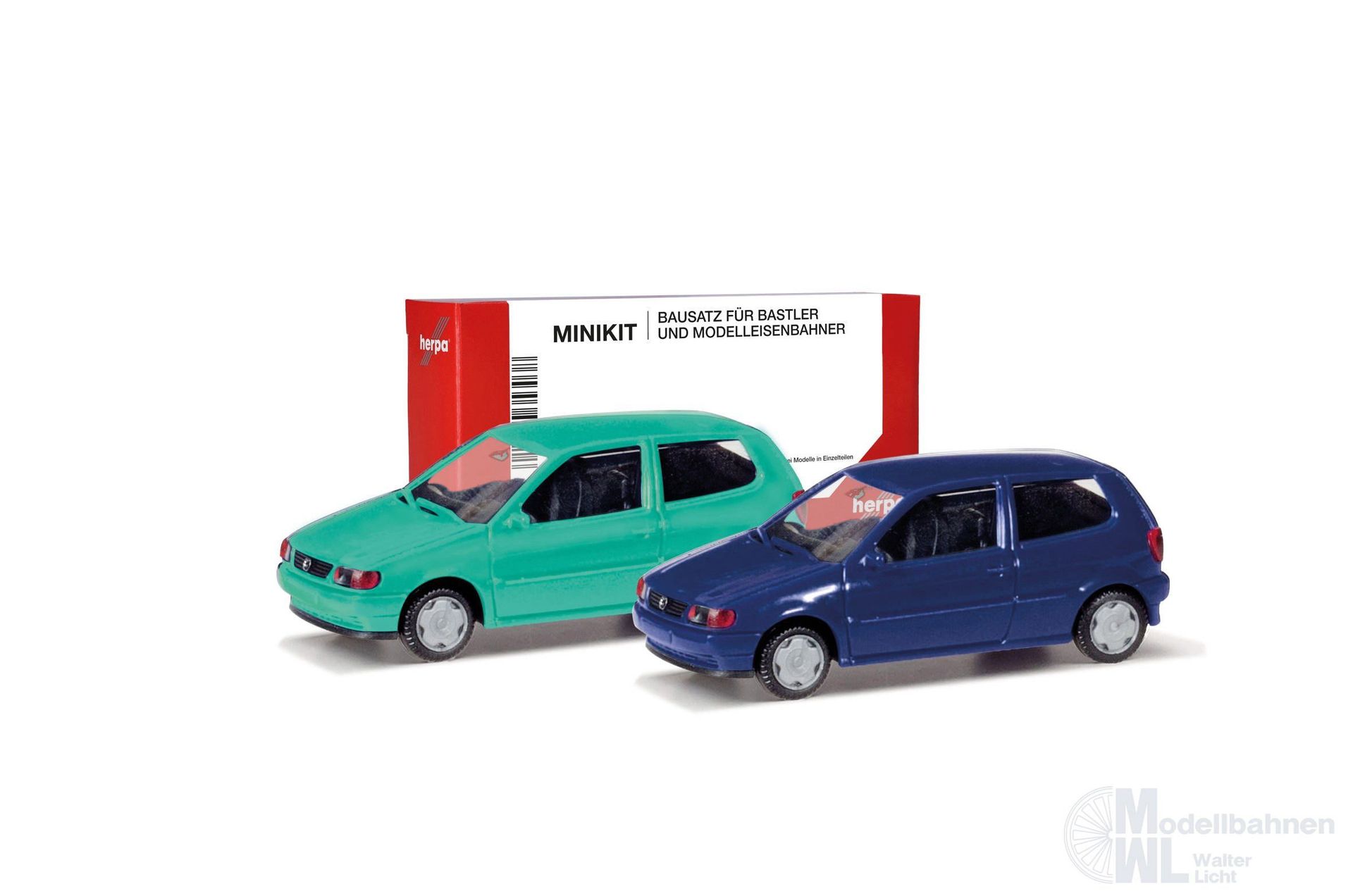 Herpa 012140-007 - MiKi VW Polo 2-Türig 2er Set H0 1:87