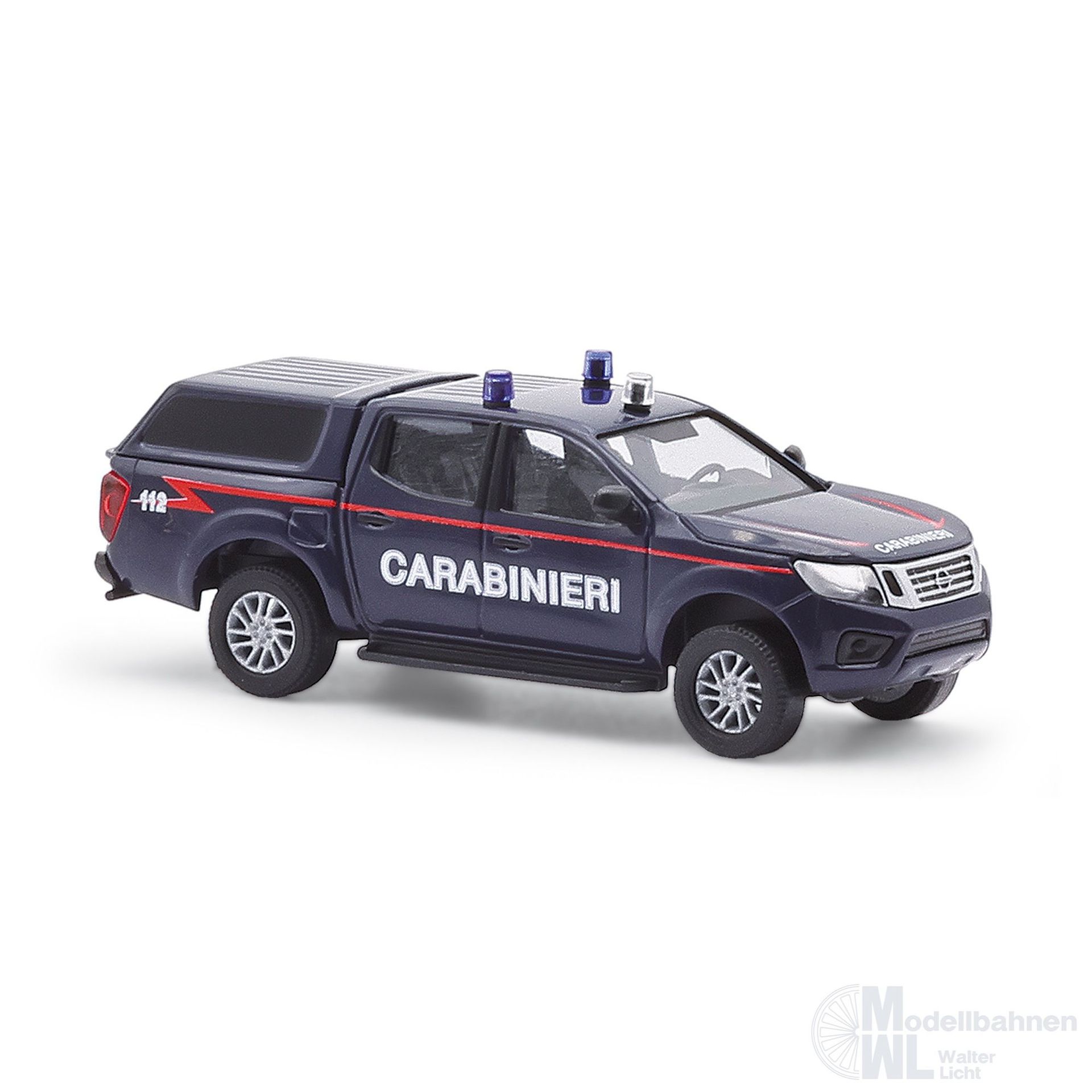 Busch 53726 - Nissan Navara mit Hardtop Carabinieri Bj. 2015 H0 1:87