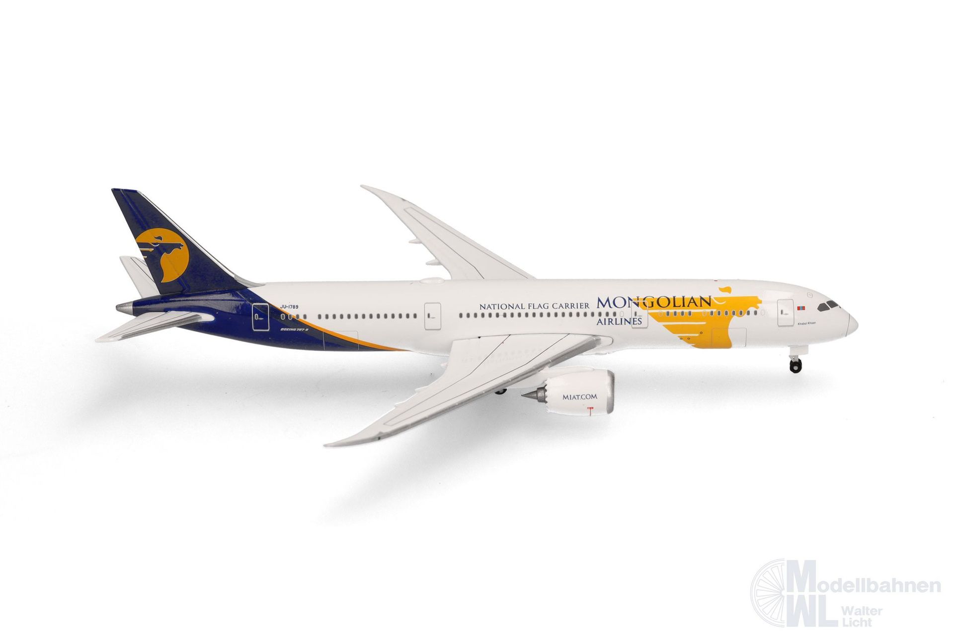 Herpa 537629 - Boeing 787-9 MIAT Mongolian 1:500