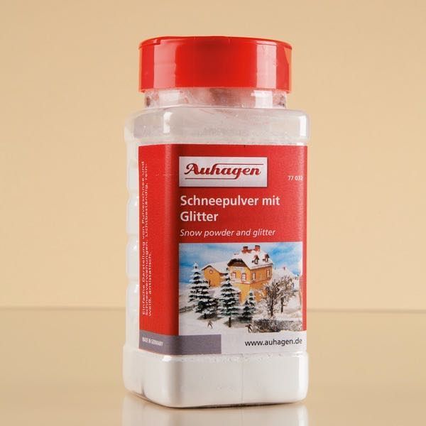 Auhagen 77032 - Streuflasche Schneepulver 500 ml