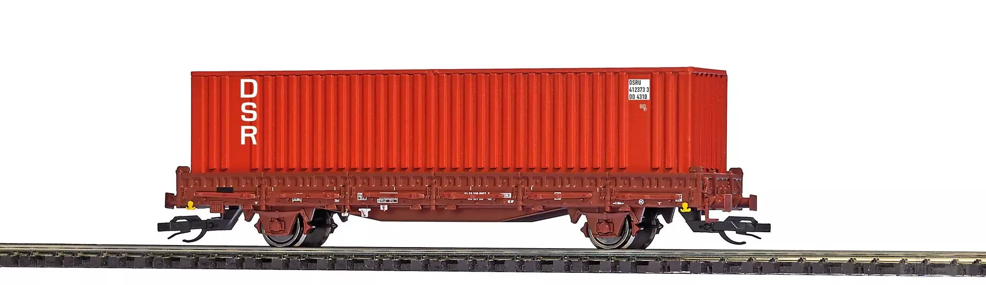 Busch 31509 - Flachwagen DR Ep.IV Ks [3300] mit Container TT 1:120