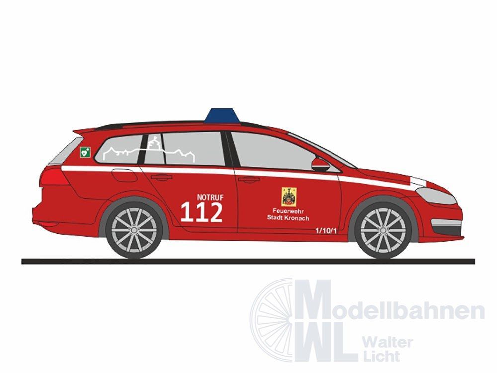 Rietze 53328 - Volkswagen Golf 7 Variant FW Kronach H0 1:87