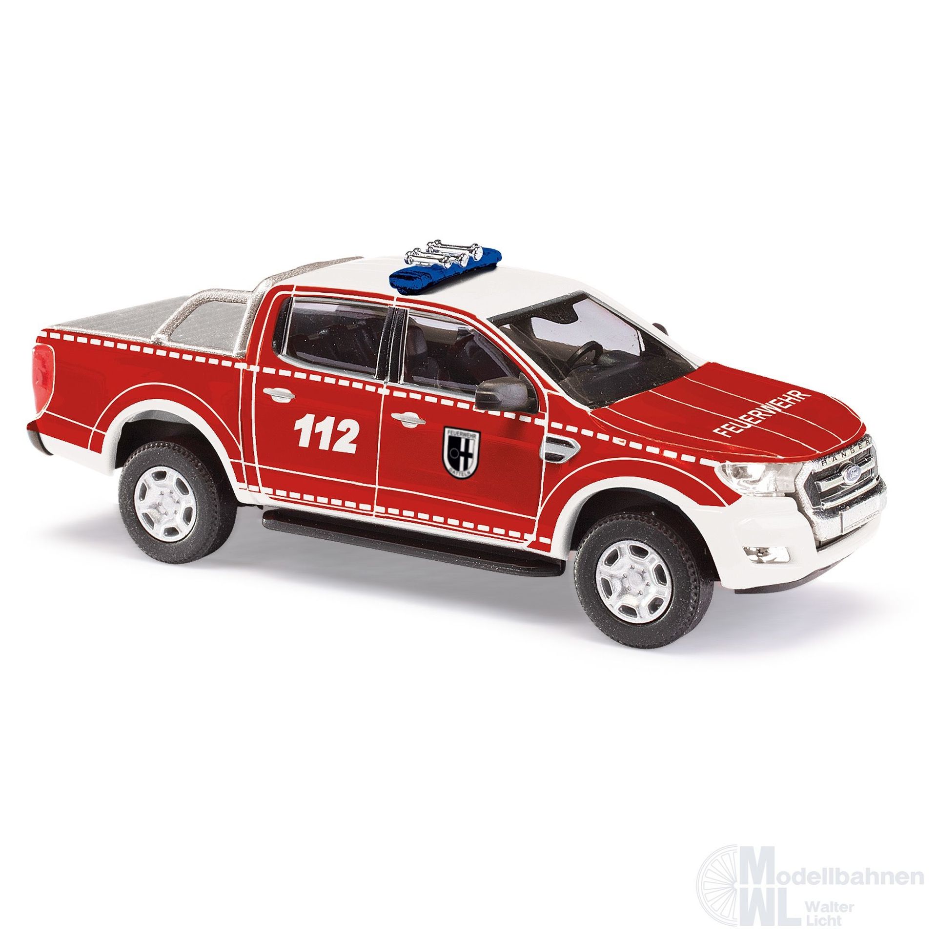 Busch 52844 - Ford Ranger Feuerwehr Datteln H0 1:87