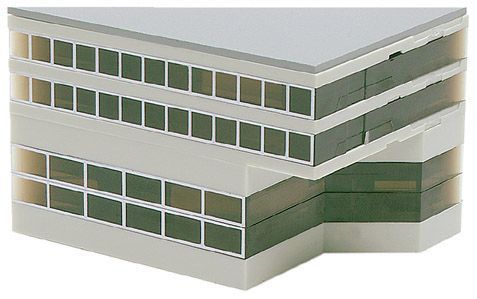 Herpa 519632 - Flughafengebäude: Nebengebäude hoch 1:500