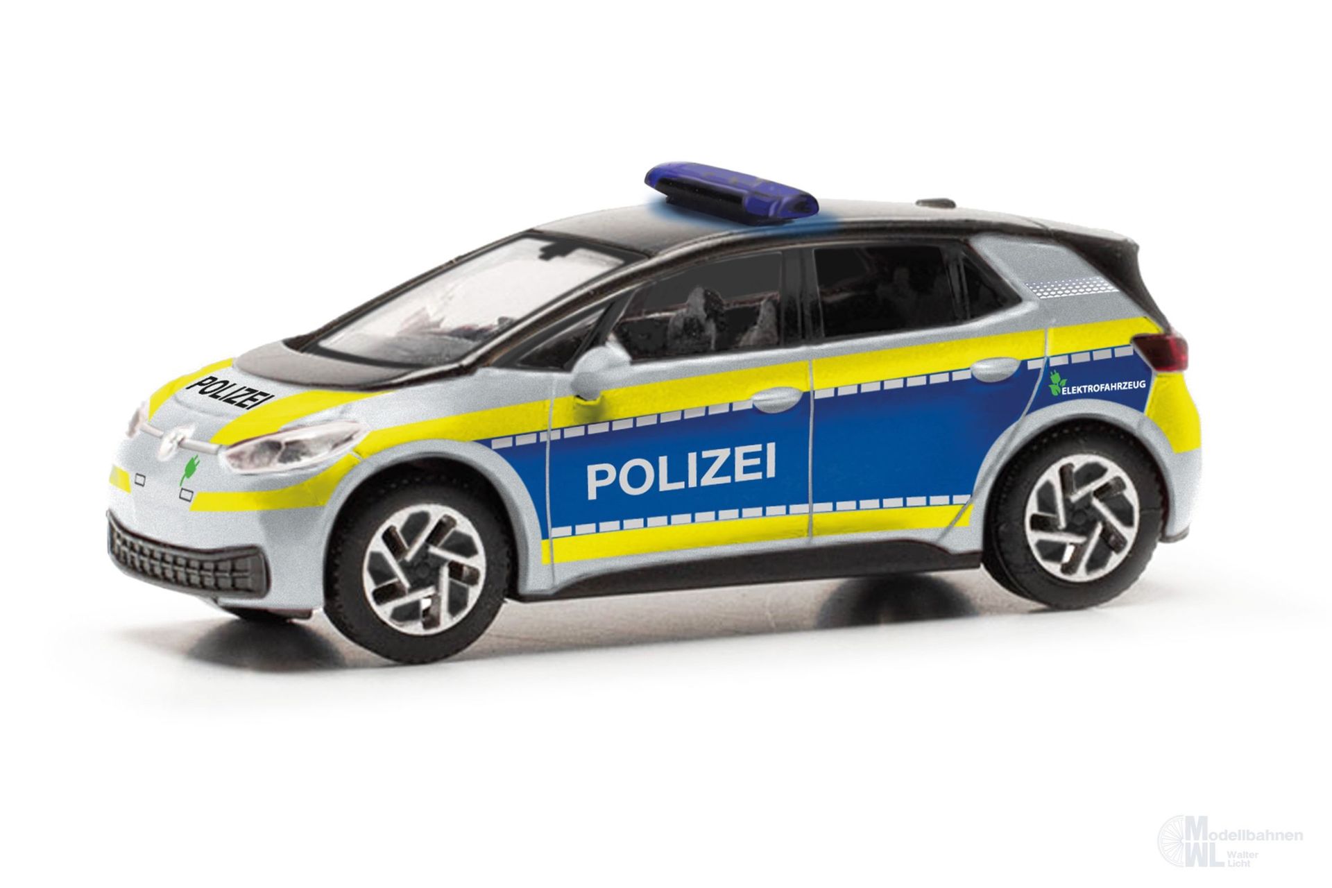 Herpa 097352 - VW ID 3 Polizei Hamburg H0 1:87