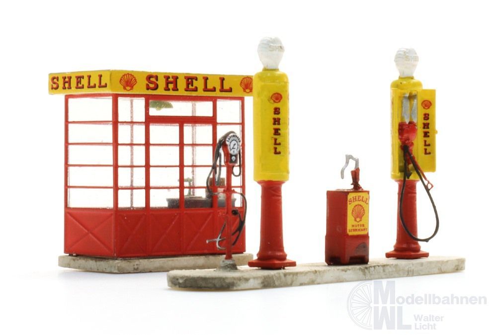 ARTITEC b.v. 316.130 - Tankstelle Shell Fertigmodell 1:160