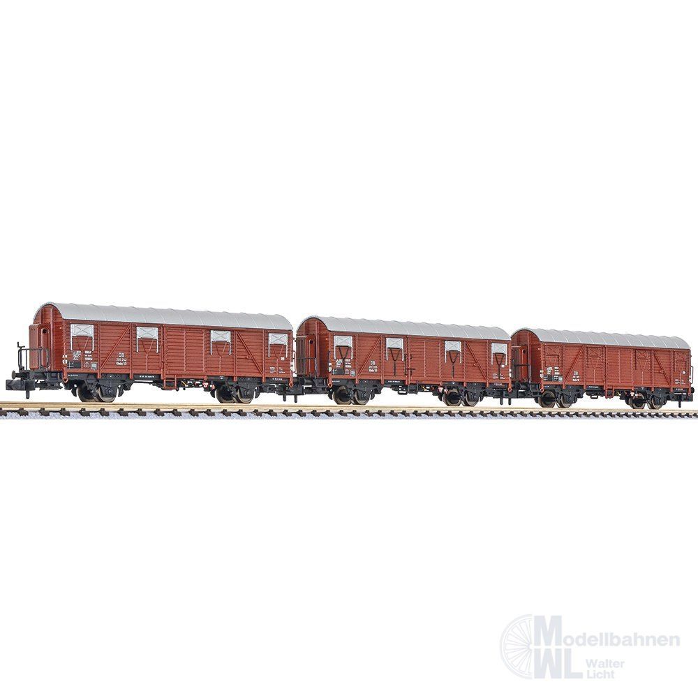 Liliput 260146 - Güterwagen Set DB Ep.III 3.tlg. N 1:160