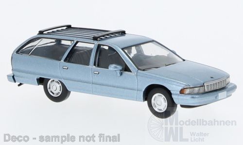 PCX-Models 870455 - Chevrolet Caprice Station Wagon metallic hellblau 1991  H0 1:87