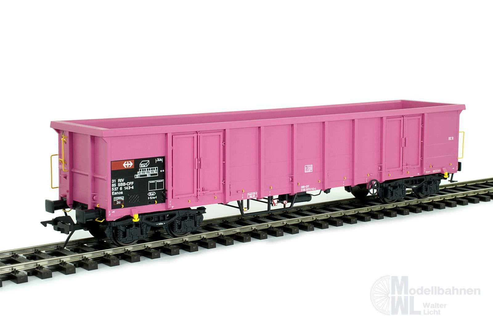 Lenz 42142-05 - Hochbordwagen SBB Ep.V Eanos pink Spur 0