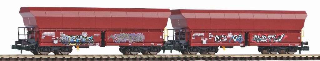 Piko 40716 - Schüttgutwagen Set OnRail Ep.VI mit Graffiti 2.tlg. N 1:160