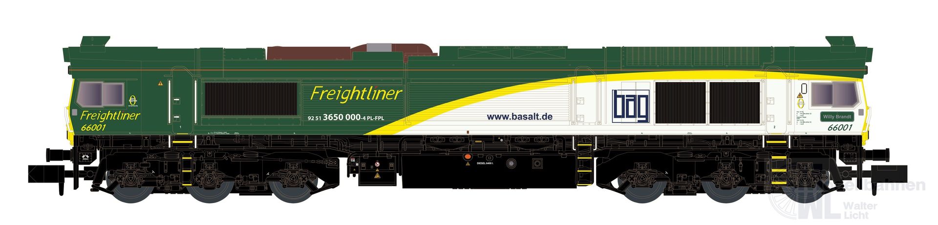 Kato 10834S - Diesellok Class 77 Freightliner Ep.VI N 1:160 Sound