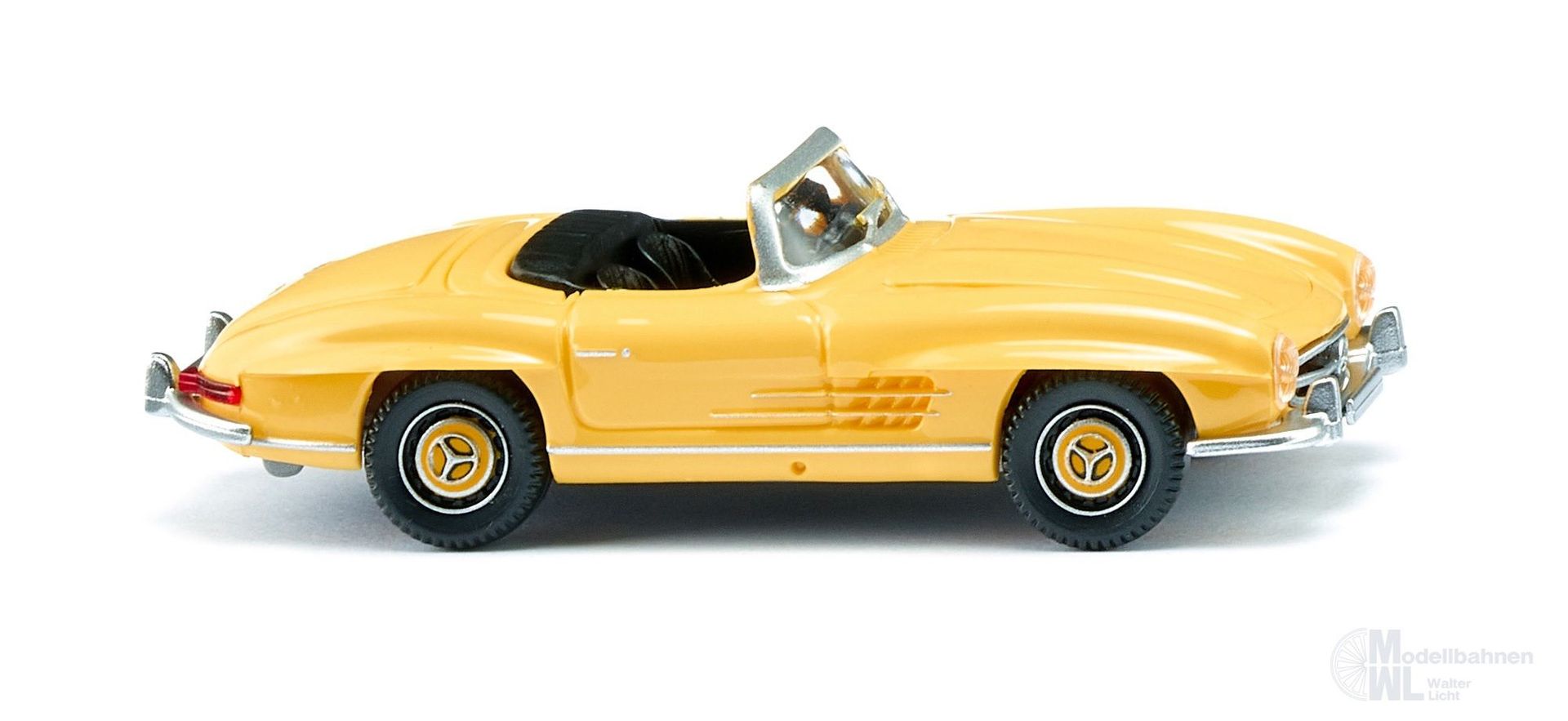 Wiking 083409 - Mercedes-Benz 300 SL Roadster - gelb H0 1:87