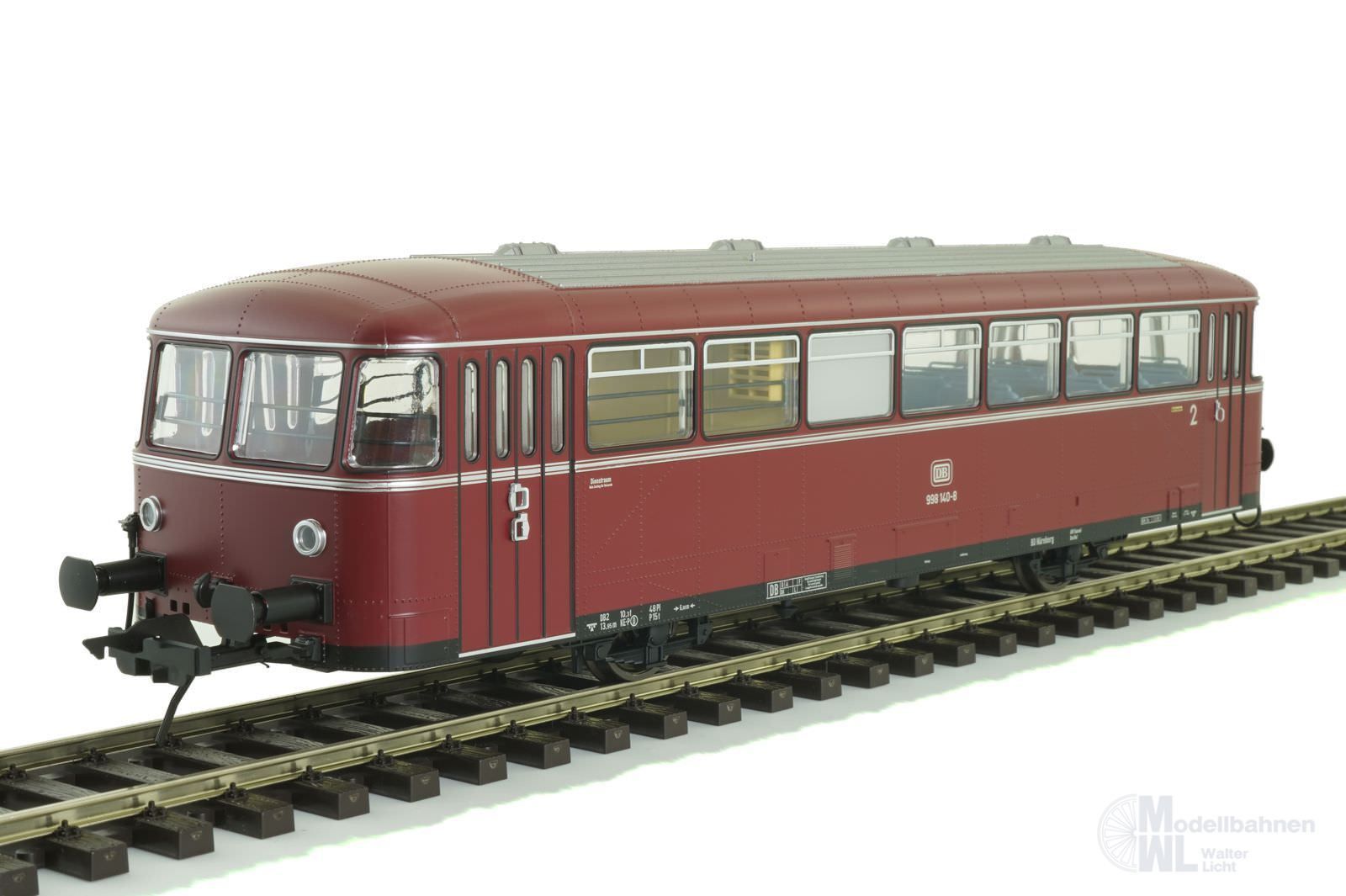 Lenz 40192-09 - Schienenbus 998 140-8 DB Ep.IV Beiwagen ohne Antrieb Spur 0