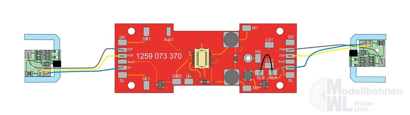 Bemo 5159370 - Umbausatz auf LED Beleuchtungssatz RhB Ge 4/4 III