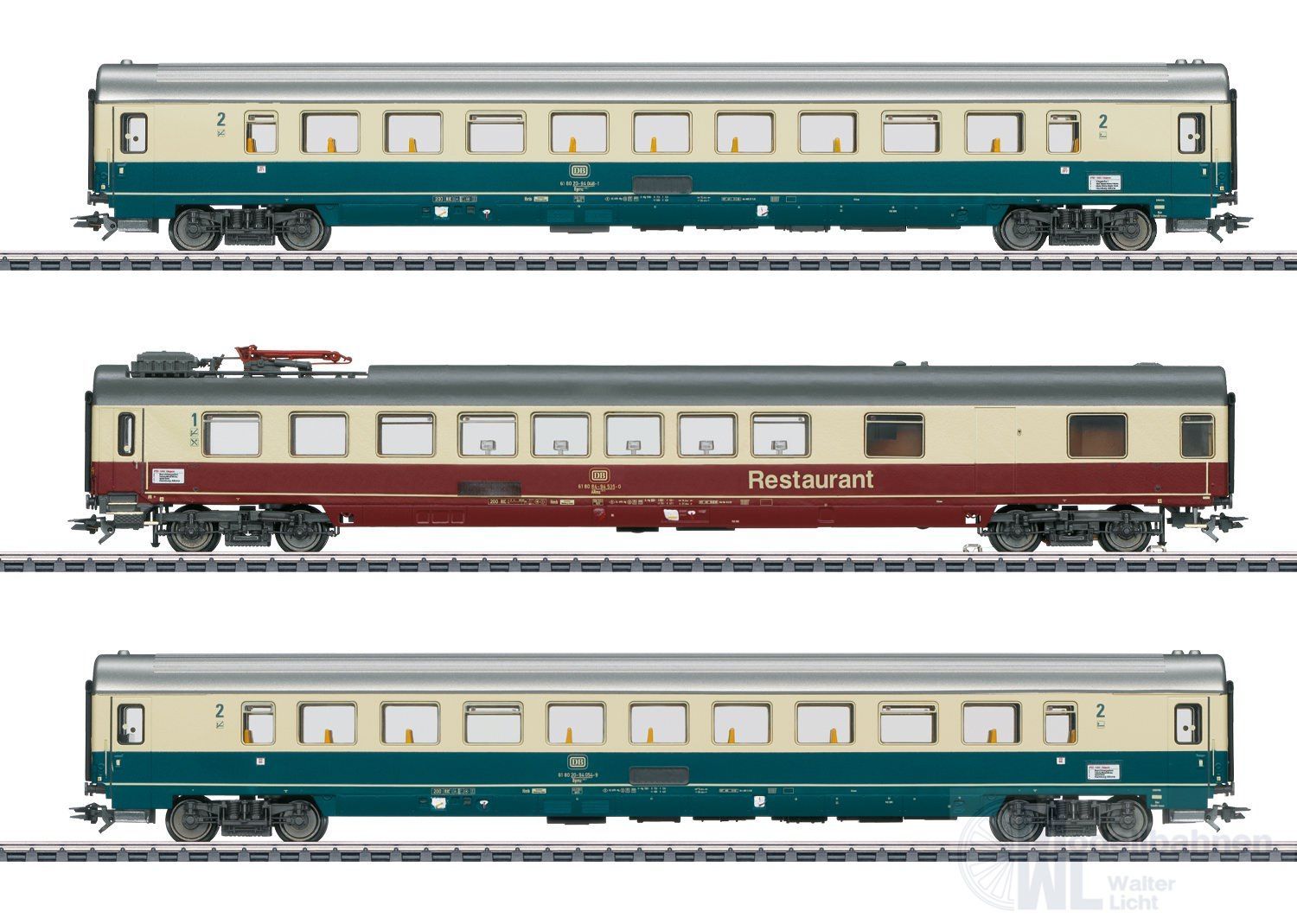 Märklin 43767 - MHI Personenwagen Set DB Ep.IV 3.tlg. FD Königssee H0/WS