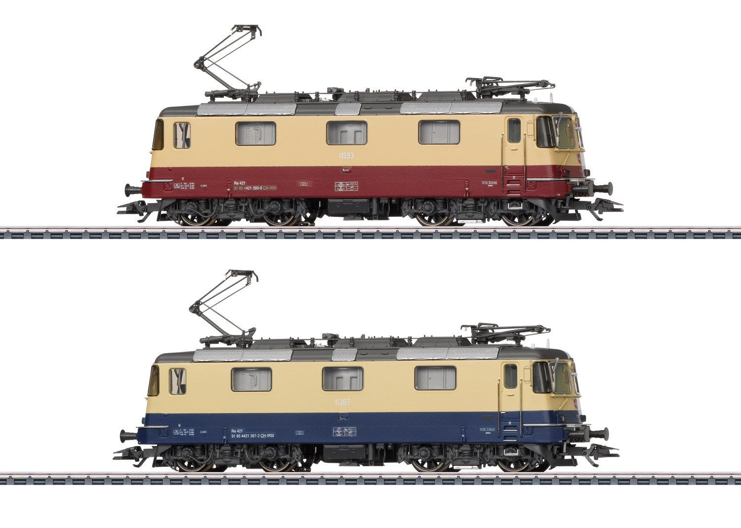 Märklin 37300 - E-Lok Doppelpackung Re 421 IRSI Ep.VI 2.tlg. H0/WS Sound