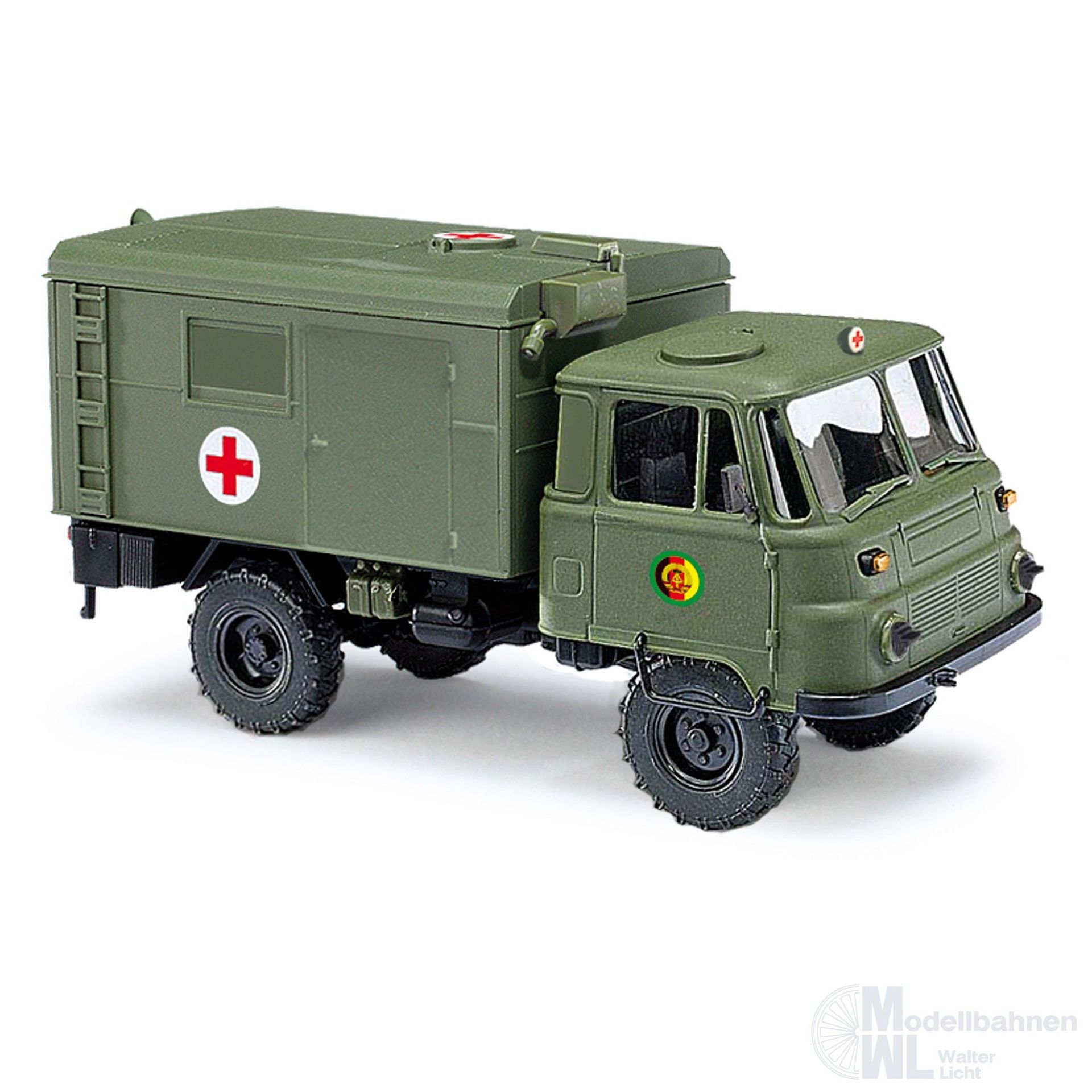 Busch 50254 - Robur LO 2002 A Sankra Grenztruppen Bj.1983 H0 1:87