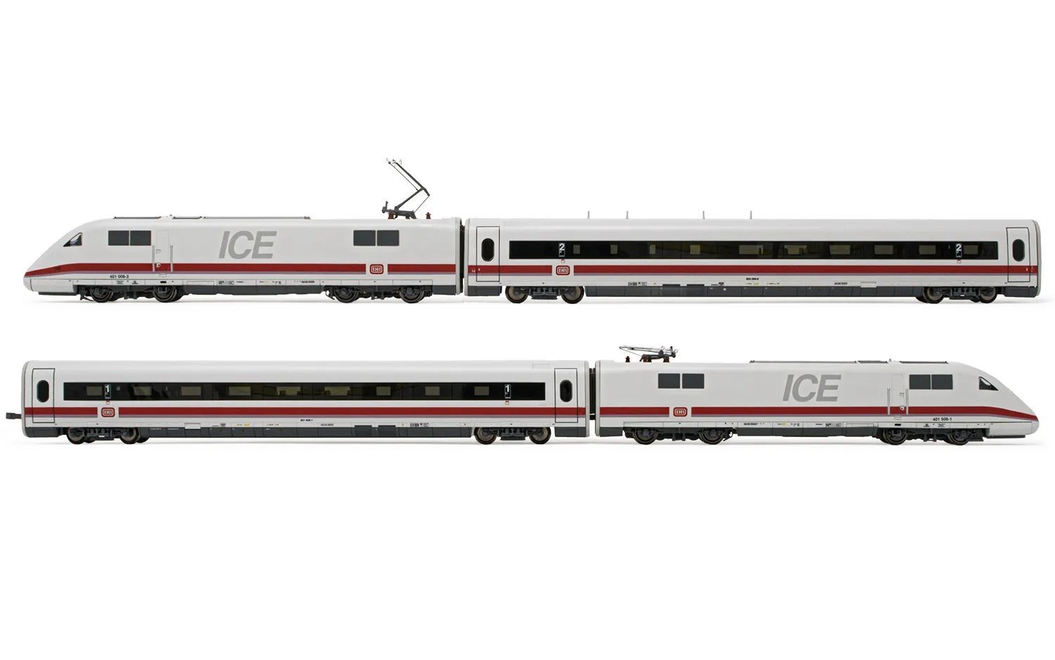 Lima 1750 - Triebzug ICE 1 DB BR 401 4.tlg. Ursprungsversion H0/GL