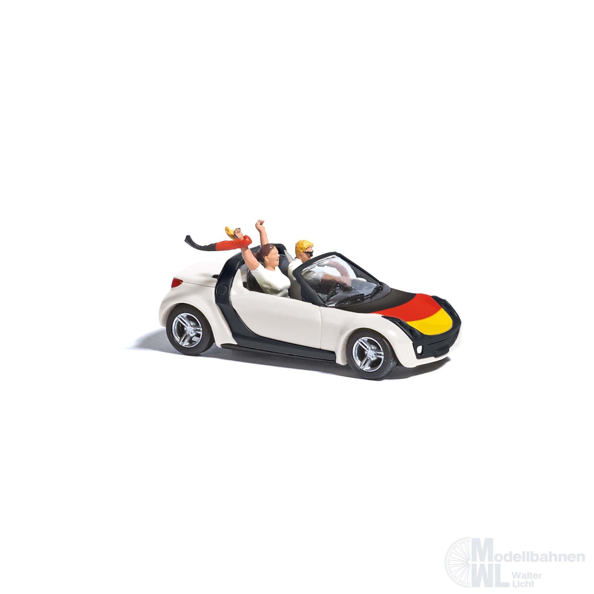 Busch 49308 - Smart Roadster Fußballfieber 2024 H0 1:87