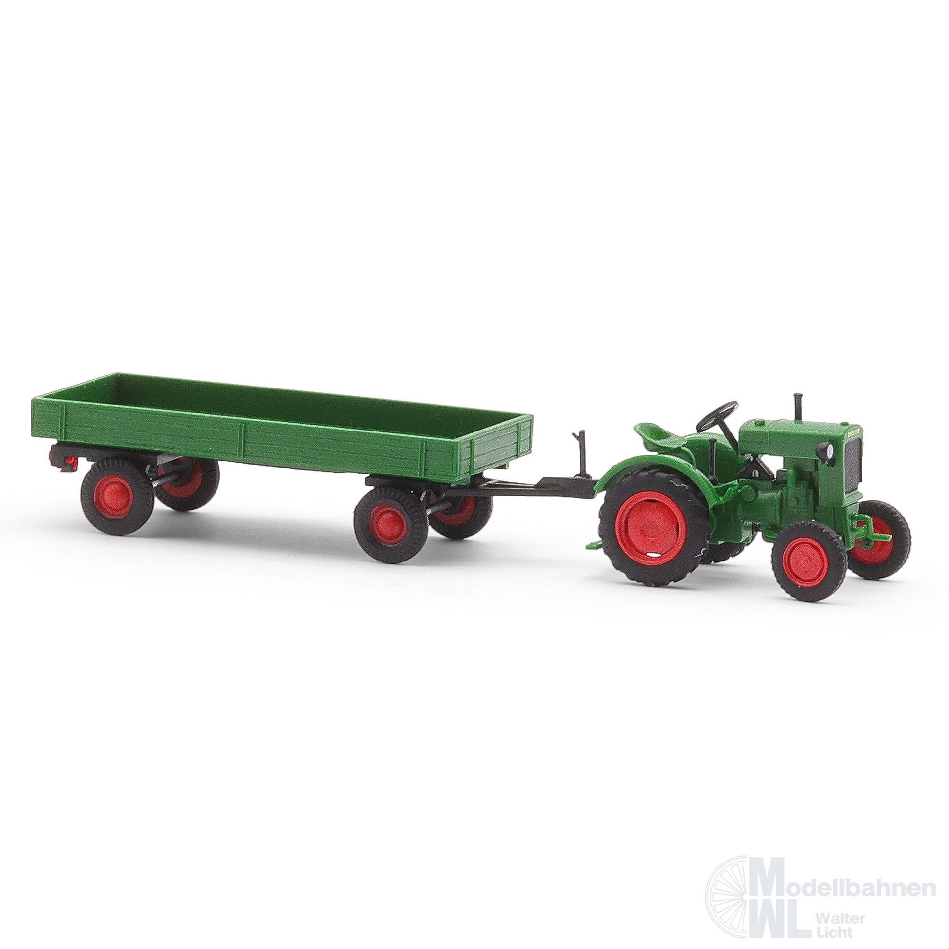 Busch 54102 - Deutz F1M 414 mit Anhänger H0 1:87