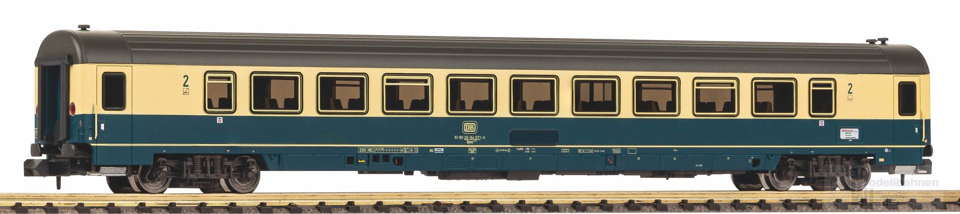 Piko 40664 - IC Großraumwagen DB Ep.IV 2.Kl. Bpmz 291 1.Betr.Nr. N 1:160