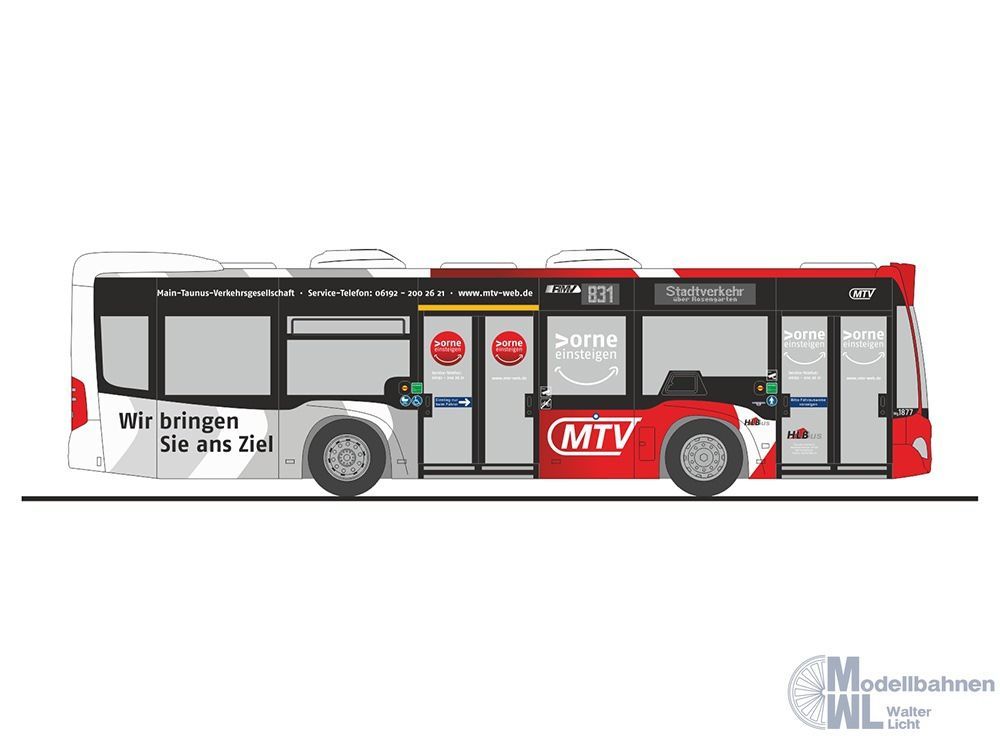 Rietze 67967 - Mercedes-Benz Citaro K´15 Main-Taunus-Verkehrsgesellschaft H0 1:87