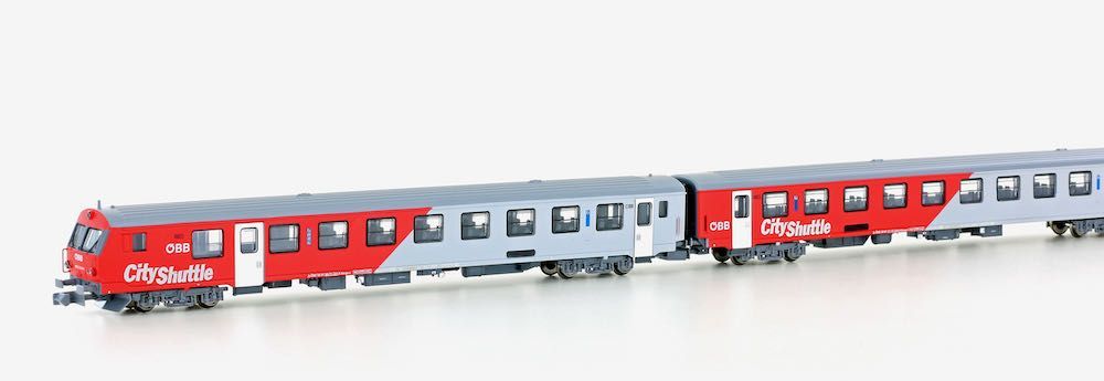 Jägerndorfer Modellbahn 60380 - Personenwagen Set ÖBB Ep.VI CityShuttle 3.tlg. N 1:160